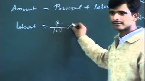 Class V Math Simple Interest Part 4
