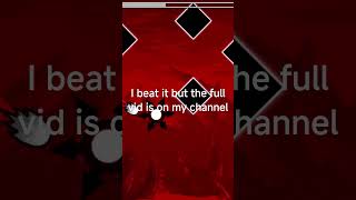 I beat it #shorts #geometrydash #opm4trix #gaming