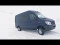 2014 Mercedes Sprinter 4x4 - Test Drive on Snow