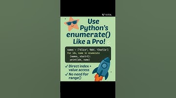 Use enumerate like a pro in python‼️⚠️ |#coding #tricks