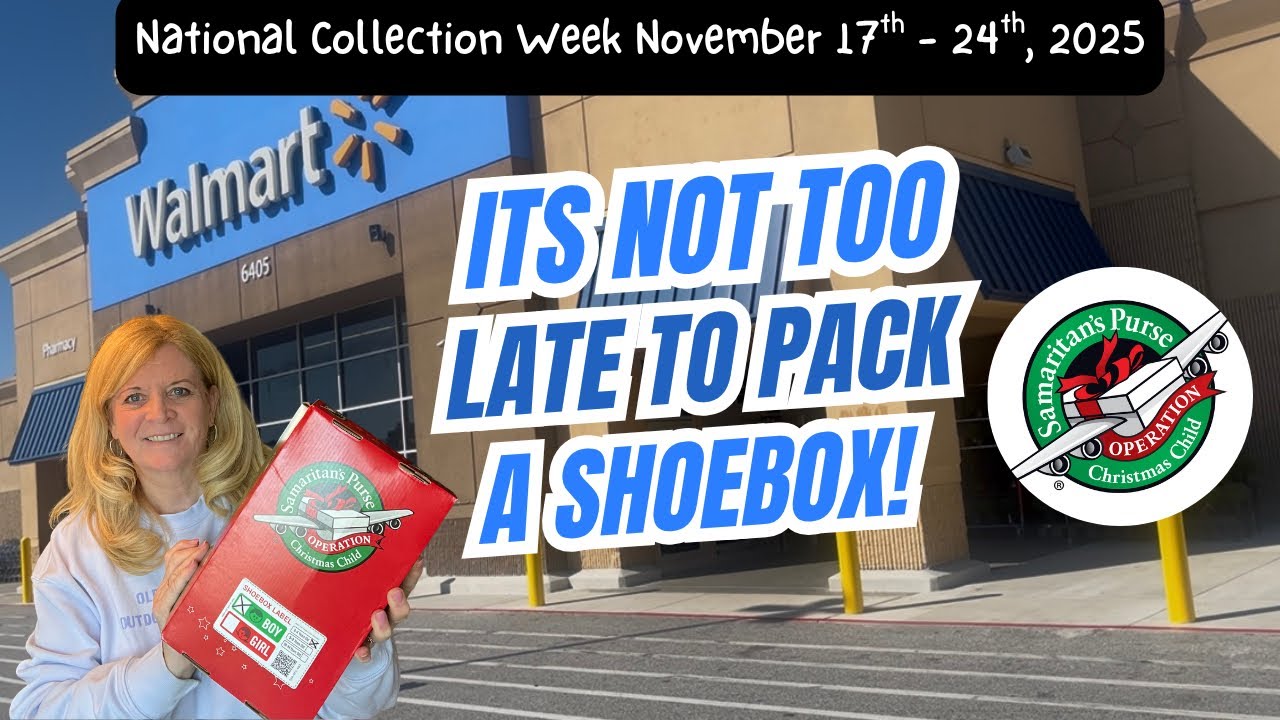 Операция «Рождественский ребёнок» — ещё не поздно упаковать обувную коробку! Ноябрь 2025 г.