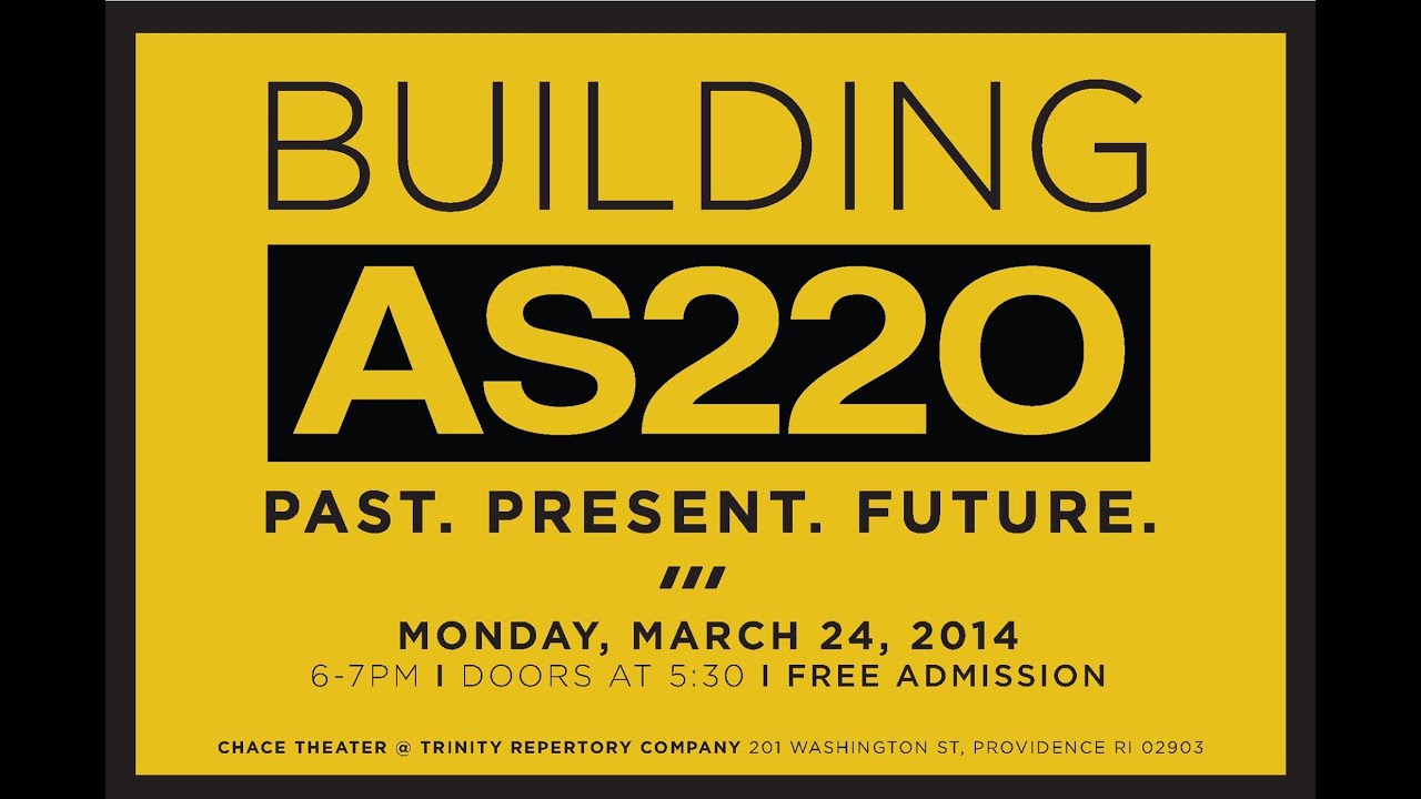 Building AS220: Past. Present. Future.