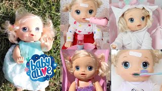 1 HORA DE VÍDEOS DIVERTIDOS COM A BABY ALIVE BEBÊ NINA-Baby Alive em Português historinhas