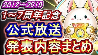 【振り返り】パズドラが8周年直前なので、過去の周年記念公式放送の発表内容をまとめてみた【パズドラ】