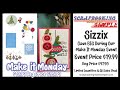 Make It Monday Event featuring Sizzix.  Exclusive Value Priced Sizzix Bundle  Only $19.99 Reg $97.95