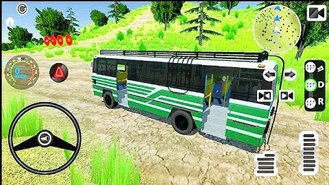 Offroad Coach Bus Driver Simulator 3D - Uphill Mobile Bus Transporter Driving - Android GamePlay