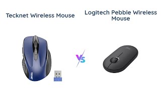 🔥TECKNET Wireless Mouse vs Logitech Pebble Wireless Mouse🔥