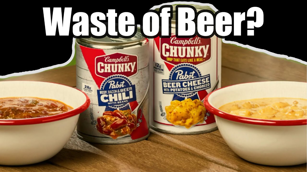 Соус чили и сыр к пиву Pabst Blue Ribbon — стоят ли они 3 доллара за банку? — ЧТО МЫ ЕДИМ??