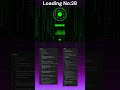 Insane Matrix Code Rain Effect 🟢 Pure CSS! #Shorts #coding #programming #htmlcss #javascript