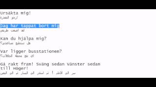 تعليم اللغة السويدية السؤال عن المكان