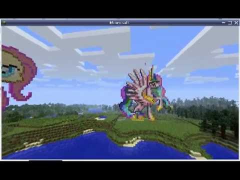 Pixel Art Minecraft Princess Celestia - YouTube