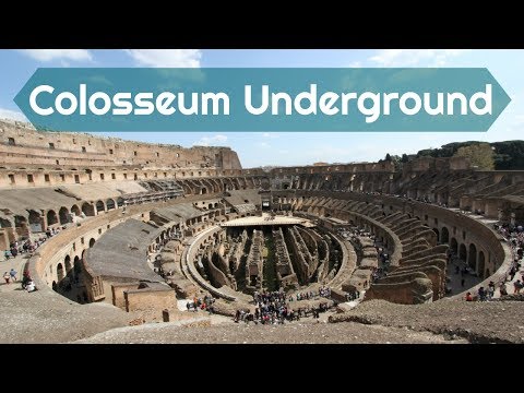 Colosseum Underground And Arena Floor (Dark Rome Tour) In Rome, Italy