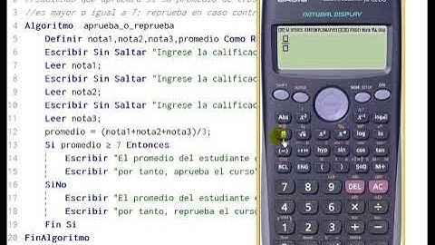 PSeInt - Aprueba o reprueba