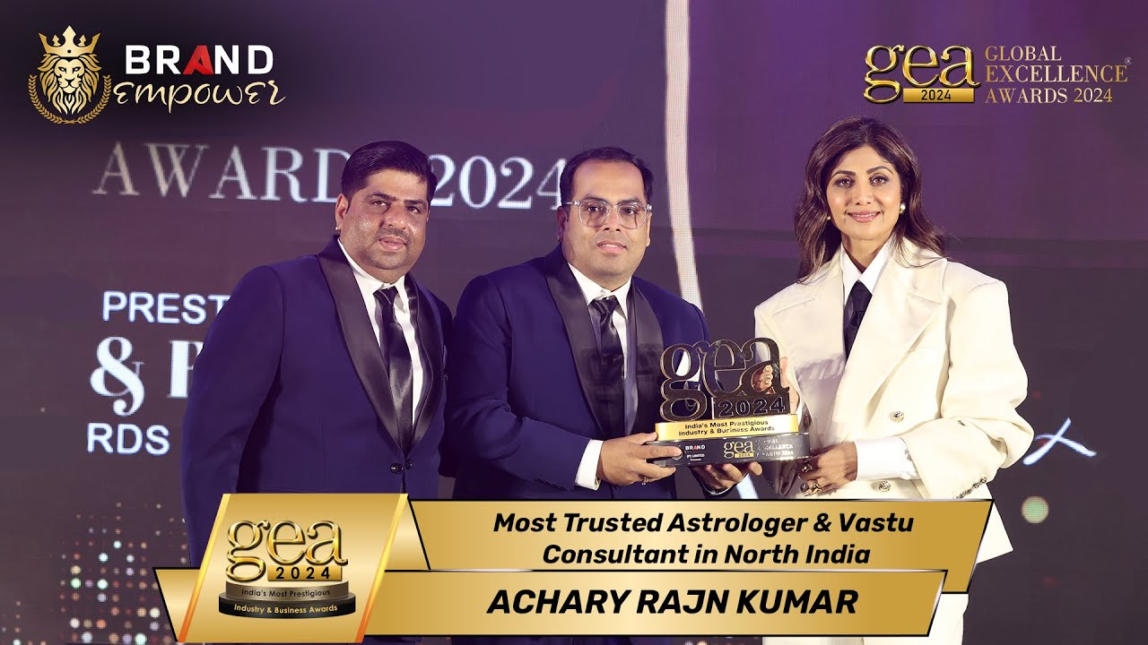 Astrologer Achary Rajn Kumar wins GEA 2024 Award for Most Trusted ...