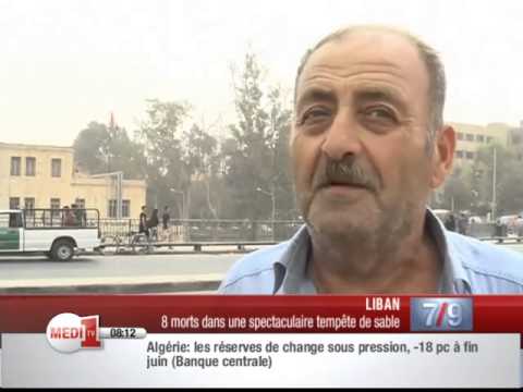 Une tempête de sable meurtrière frappe le Proche-Orient ...
