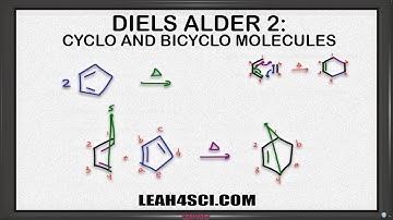 Diels Alder Reaction Cyclo Reactants and Bicyclo Products