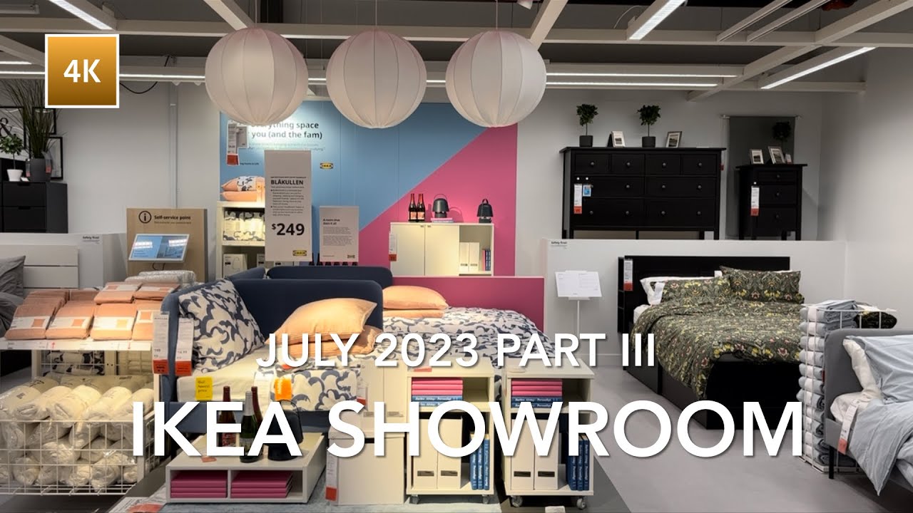 [4K Walk] 🇨🇦 Relaxing IKEA Tour, Showroom Edmonton July 2023 Part III