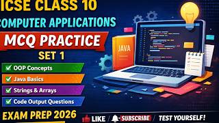 ICSE Computer Application Practice MCQ SET 1 | ThinkComputer