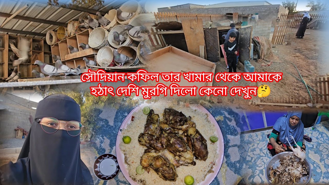 সৌদিয়ানরা কিভাবে সিদ্ধ মুরগি এবং সিদ্ধ কবুতর খায় দেখুন 😱