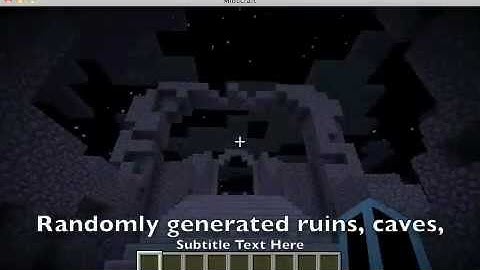 Minecraft: SKYRIM MOD (work in progress) First Look!