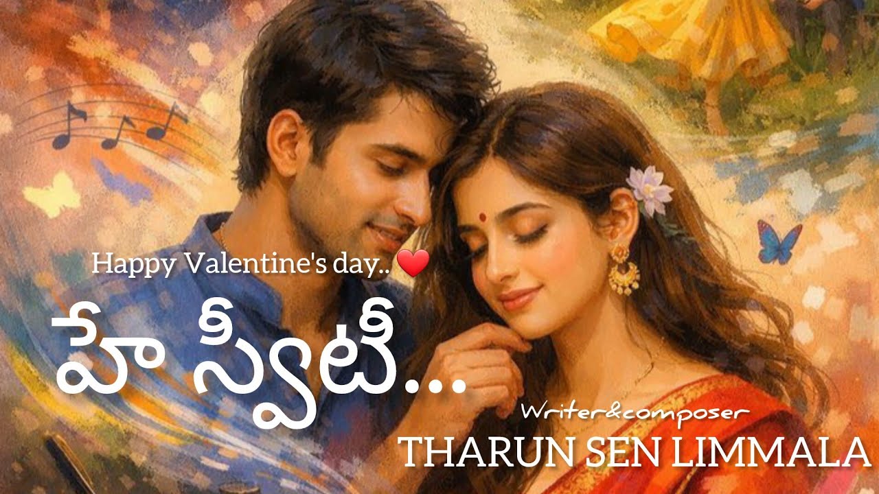 Valantine day special 2026.❤️| హే స్వీటీ.. 🌻| soulful love song|writer THARUN SEN LIMMALA 
