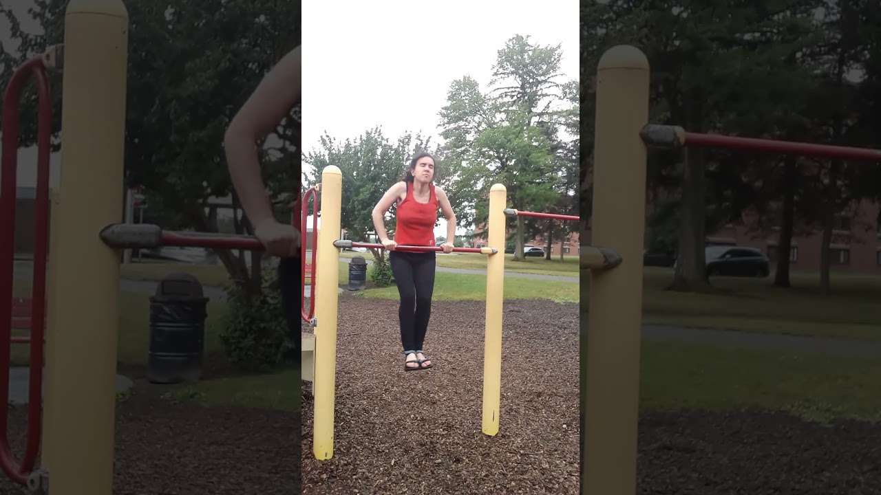 2 gymnastics back hip circles