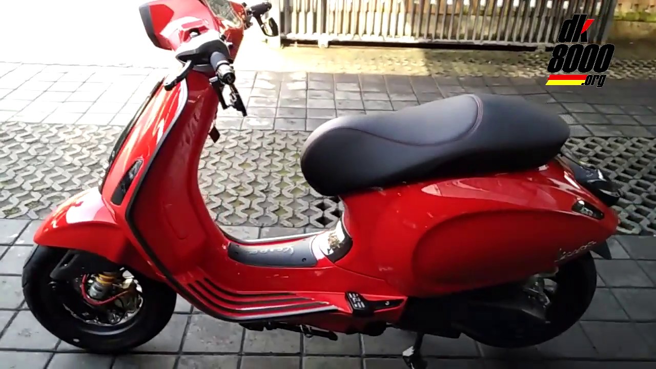 Modifikasi Gahar Dari Sebuah Vespa Sprint Youtube