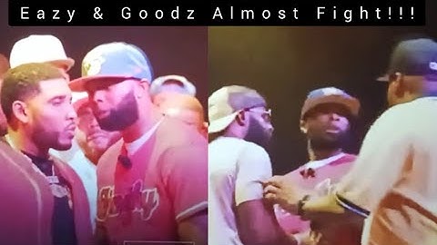 GOODZ & EAZY DA BLOCK CAPTAIN ALMOST FIGHT!!! ARGUMENT GOT REAL HEATED!!!