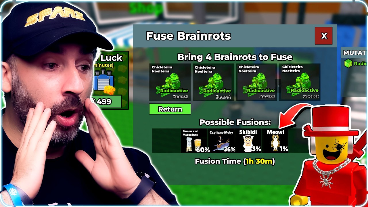 BRAINROT OG NELLA FUSE MACHINE?! SAMMY è IMPAZZITO... Roblox ITA