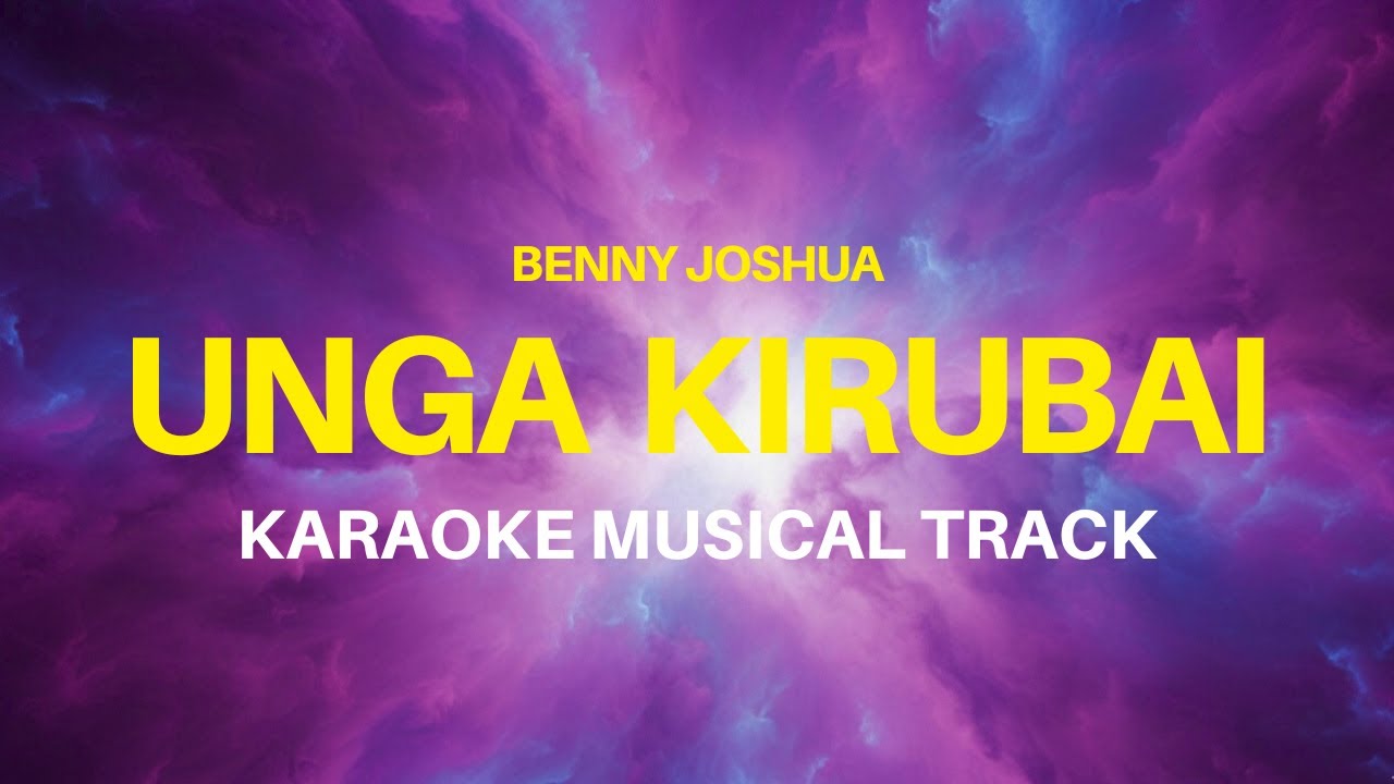 Unga Kirubai Vendume | Karaoke Musical Track | Benny Joshua