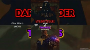Thanos vs Darth Vader (Full Version)