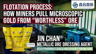 【#Senhe_Guide】✨ Flotation Process: How Miners Pull Microscopic Gold from “Worthless” Ore ✨