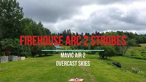 Firehouse Technology Arc2 Strobe Daylight Test  - Mavic Air 2 - 2k
