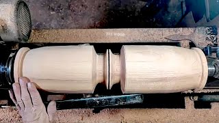 HOW TO PROFESSIONALLY TURN WOOD EP113 #satifying #woodturning #wood