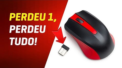 Perdi o Receptor do mouse e teclado sem fio e agora