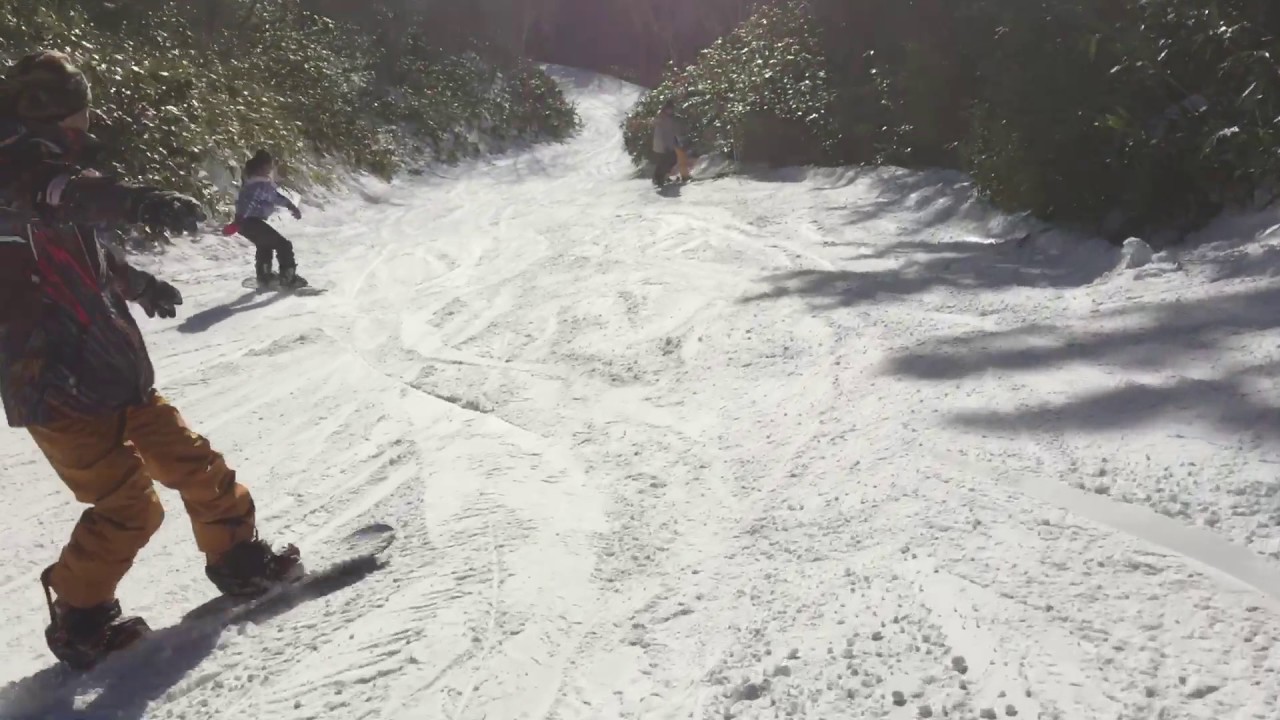 万座温泉スキー場 どうぶつの森コース Youtube