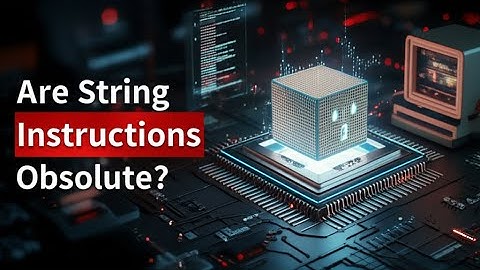 The x86 String Instructions: A Relic of a Bygone Era