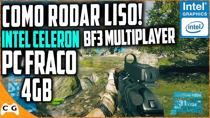 TM TUTORIAIS GAMES: BATTLEFIELD 4 RODA EM PC FRACO