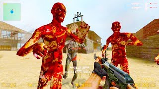 Counter Strike Source - Zombie Horde Mod Online Gameplay on Eldorado map