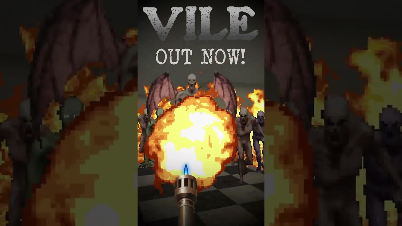 VILE, a fantasy Victorian London retro FPS is out NOW! #gaming #fps #boomershooter #retrogaming