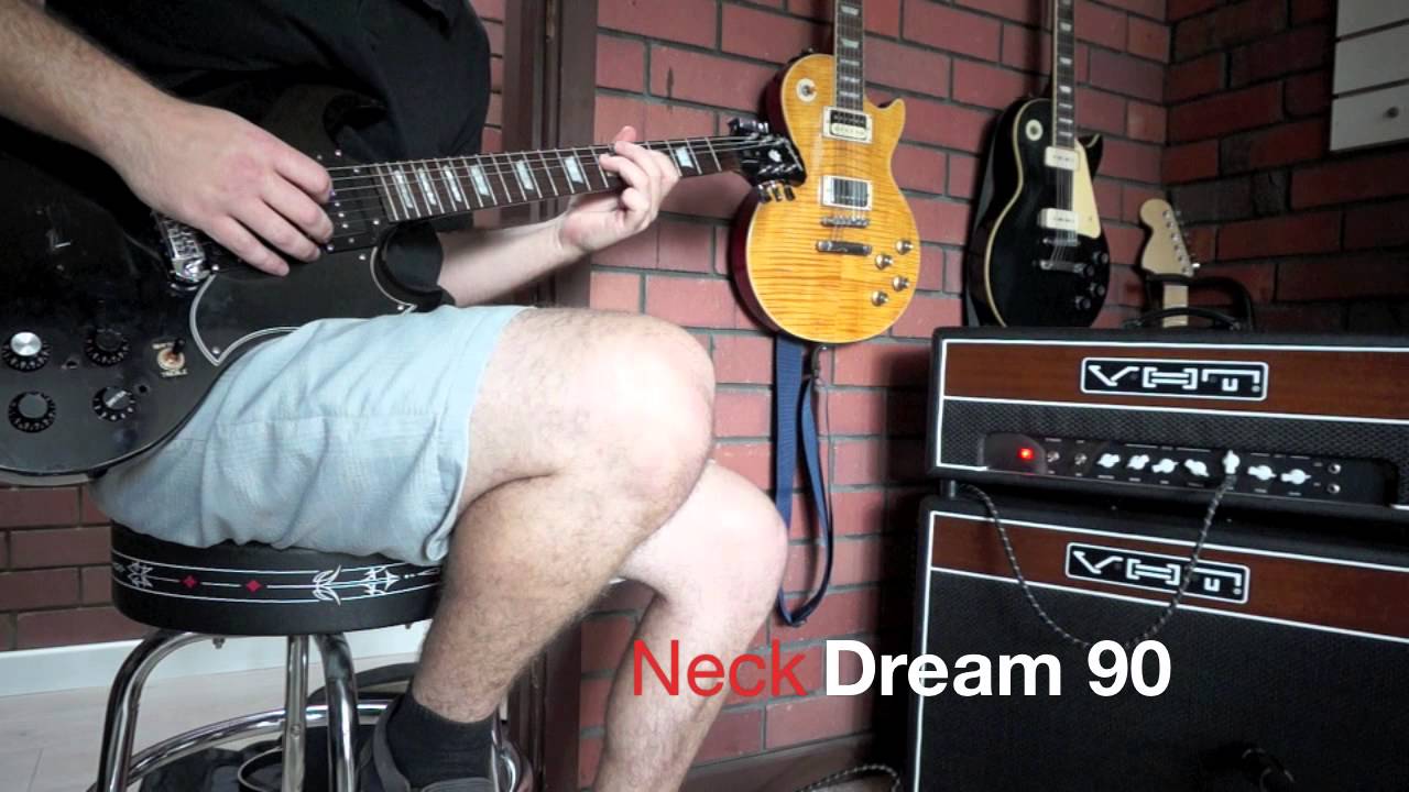 GFS Dream 180 humbucker and Dream 90 humbucker sized P90 VHT amps Epiphone SG