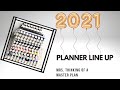 2021 Planner Line up/ How I will use my planners
