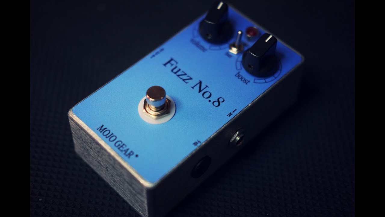 Fuzz No.8 by Mojo Gear Fx demonstration with Vintage SG(Willkinson M series pickups)