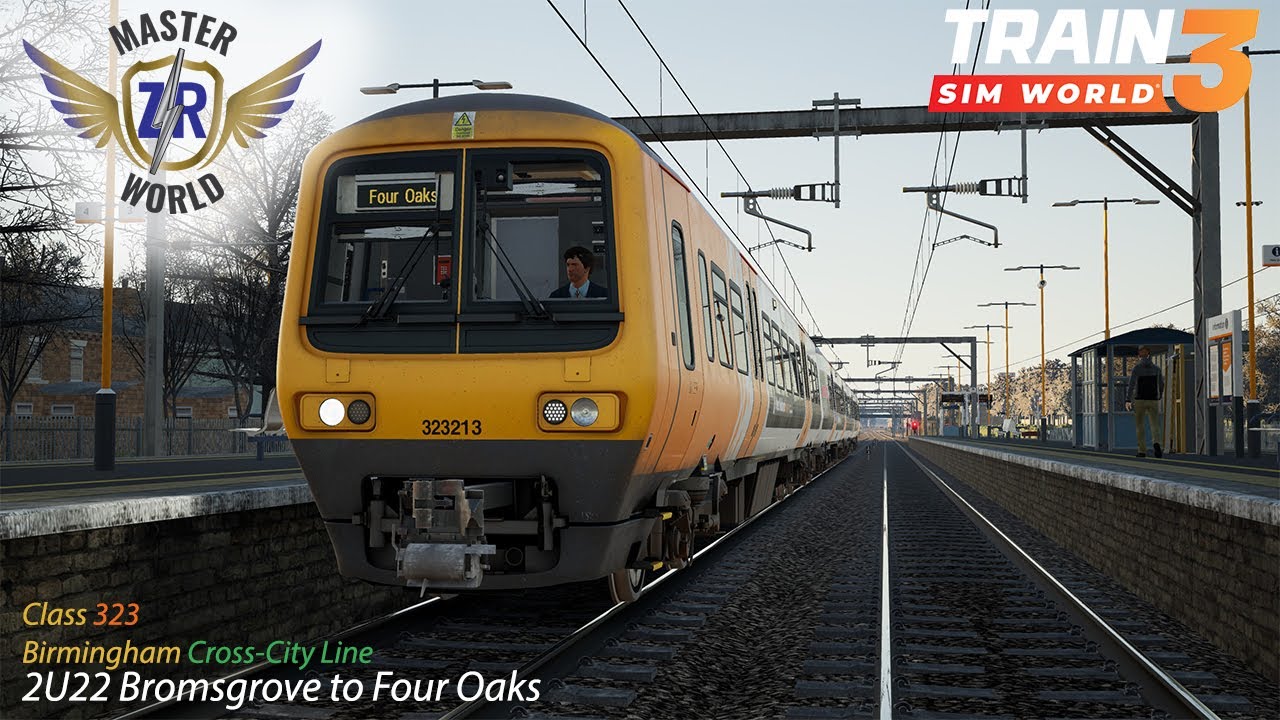 2U22 Bromsgrove to Four Oaks Birmingham CrossCity Line Class 323