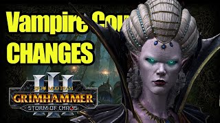 SFO Vampire Count Changes - Storm of Chaos - Total War Warhammer 3 - SFO Grimhammer 3 - Mod Review