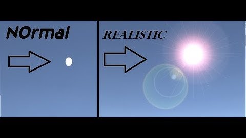 (no coding) How to make realistic sun in unity