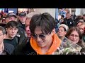 Dimash Димаш Кудайбергенов Airport Welcoming, JFK, New York, 8 Dec 2019