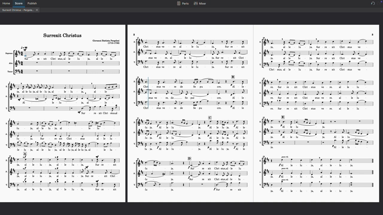 [T] Pergolesi-Surrexit Christus (Tenor)
