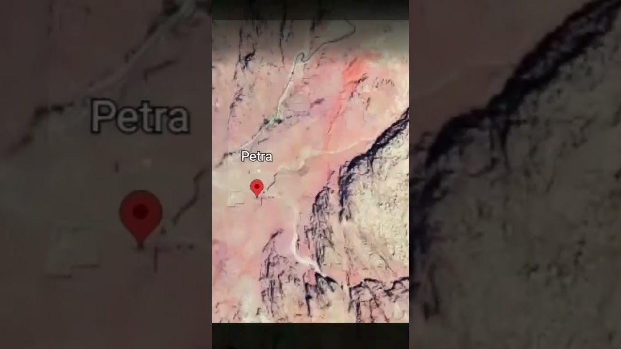 Petra Jordan in Google Earth and Google Maps 