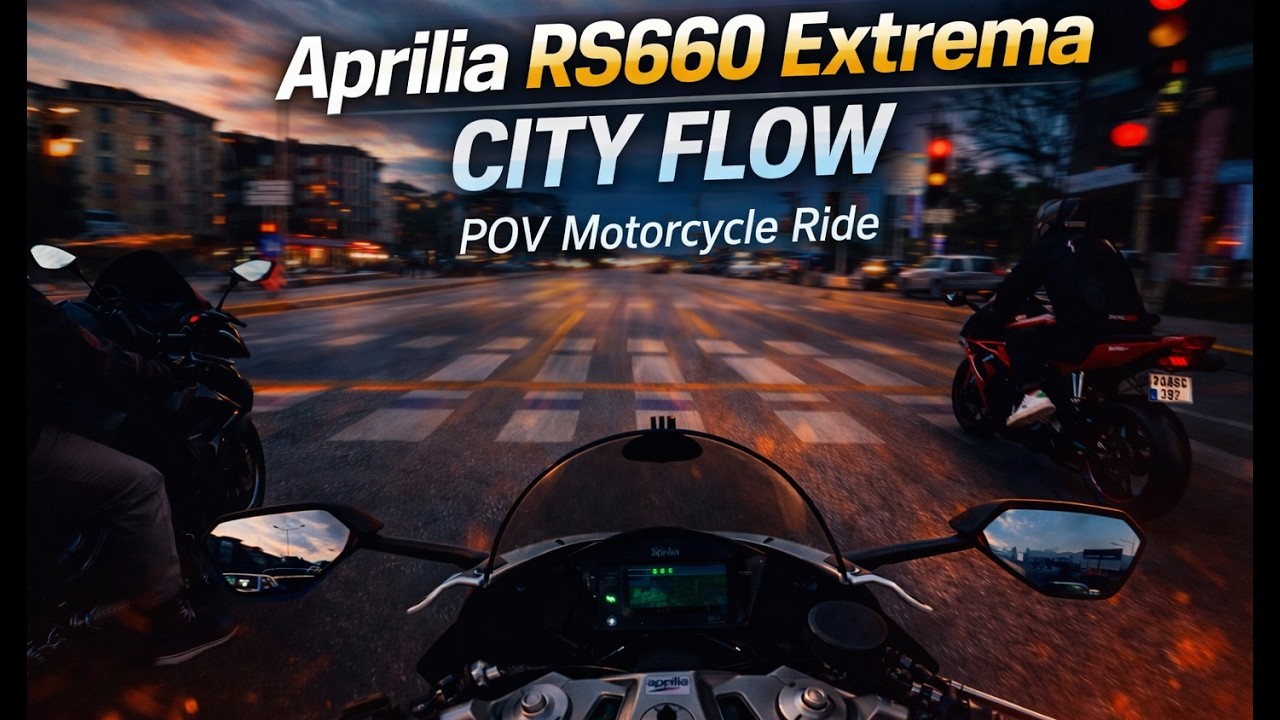 Aprilia RS660 Extrema - City Flow | POV Motorcycle Ride